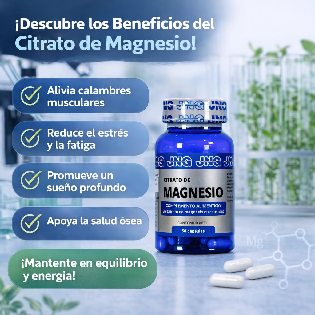¿Para qué sirve el Citrato de Magnesio? Beneficios y cómo tomarlo