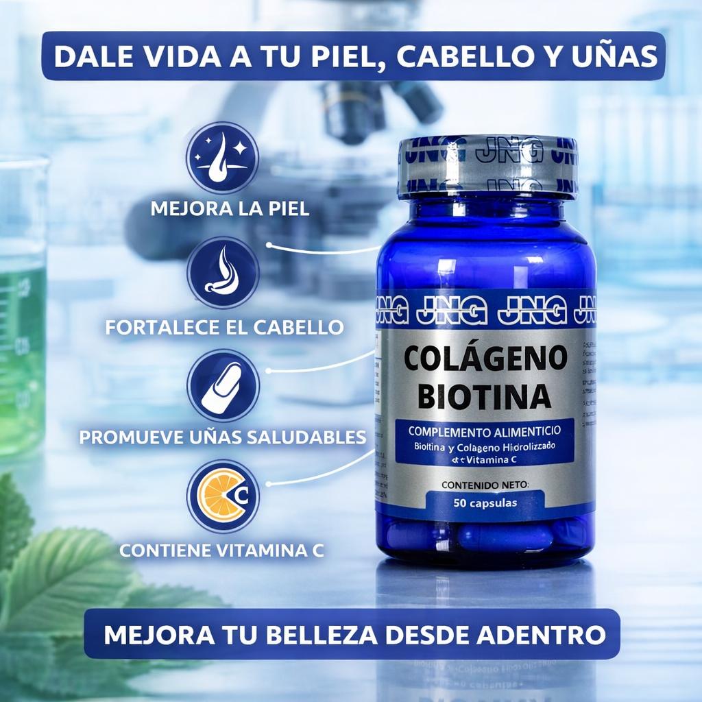 El secreto para un cabello fuerte y piel radiante: Biotina y Colágeno
